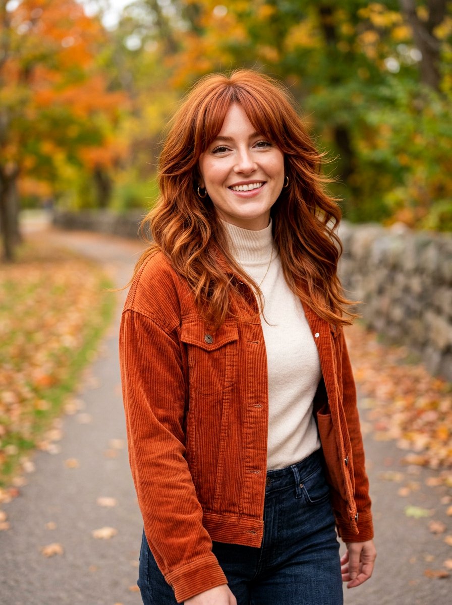 Fall Cinnamon Red Hair Color - 20 seasonal hair color ideas for redheads - 20 seasonal hair color ideas for redheads