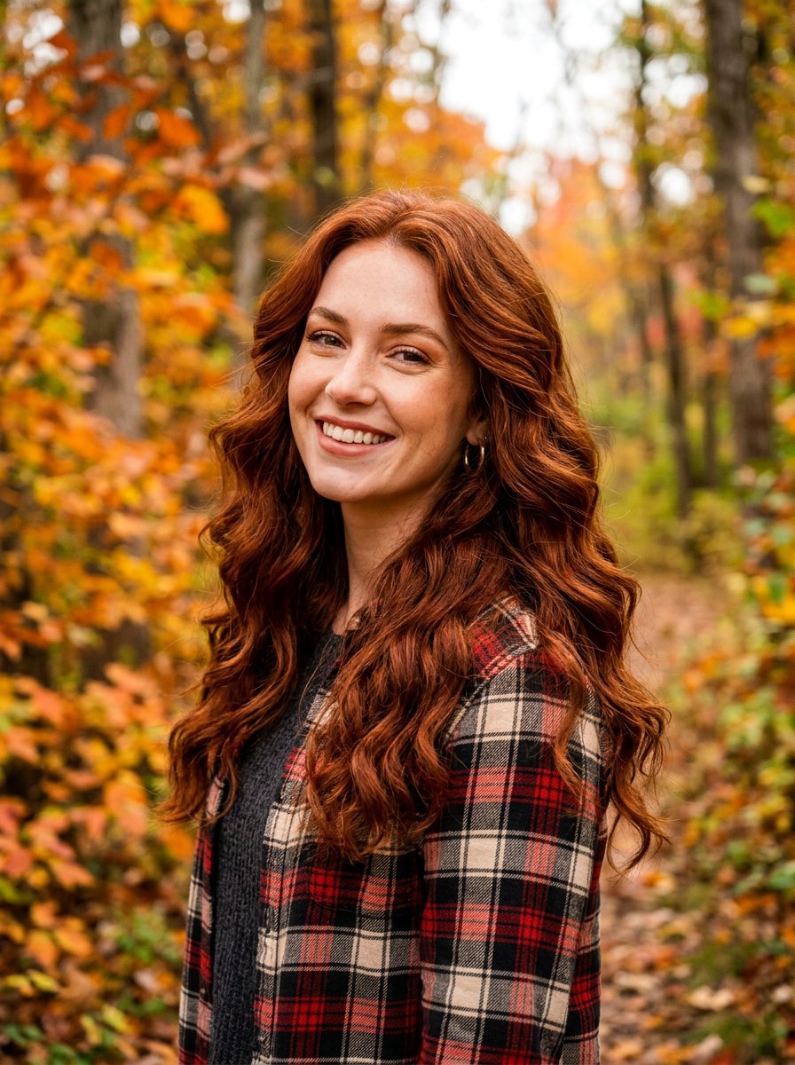 Fall Dark Ginger Red Hair Color - 20 seasonal hair color ideas for redheads - 20 seasonal hair color ideas for redheads