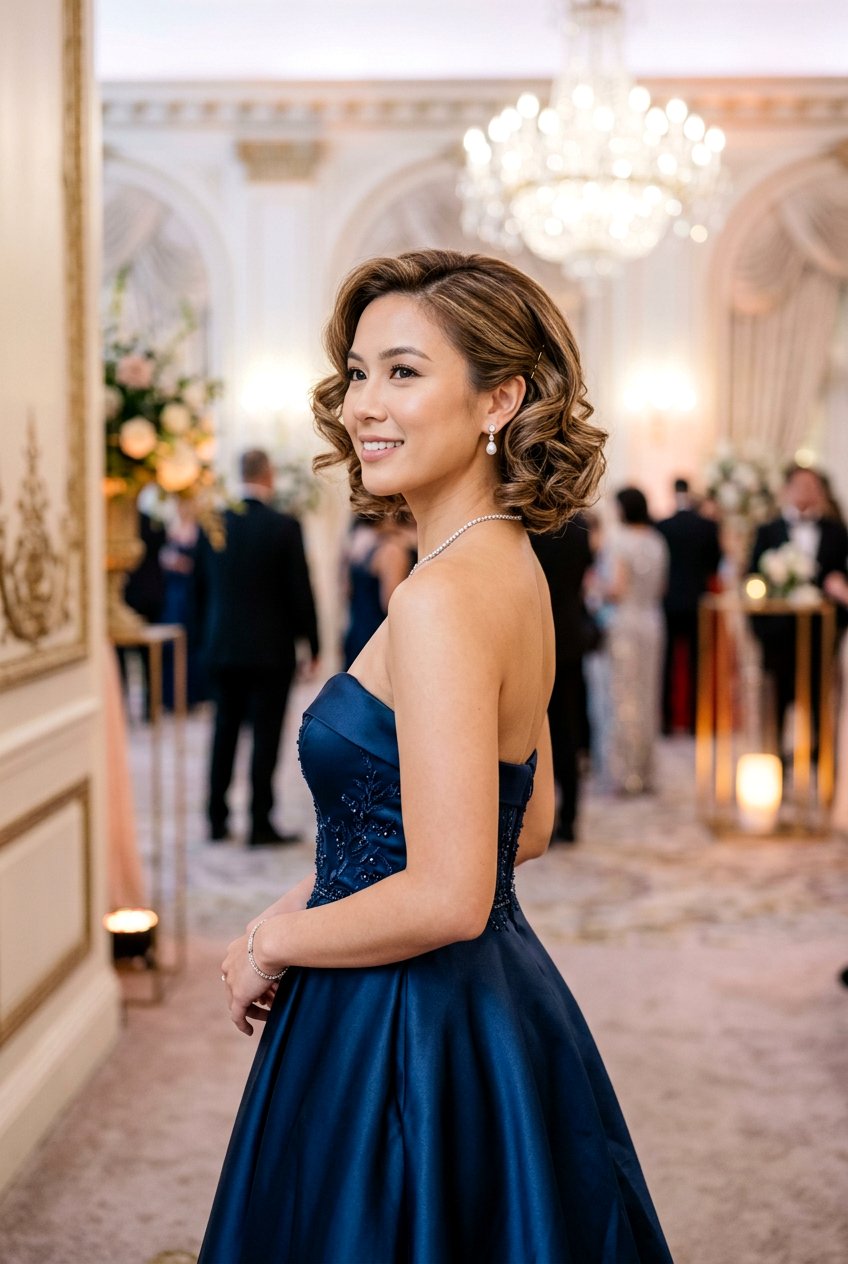 Faux Bob Curls - 20 homecoming hairstyle for short curly hair - 20 homecoming hairstyle for short curly hair