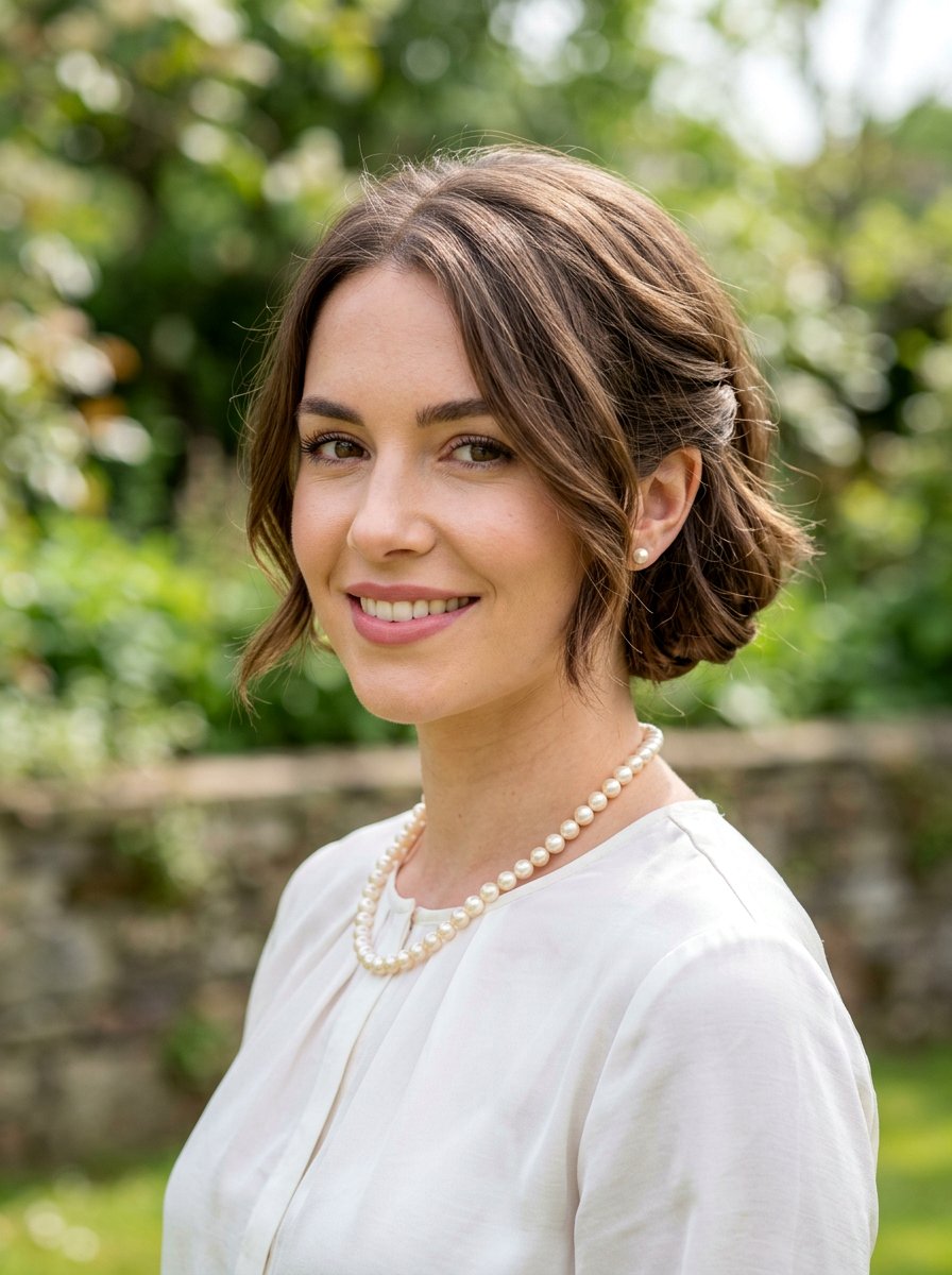 Faux Bob Tuck - 20 office hairstyle with minimal effort - 20 office hairstyle with minimal effort