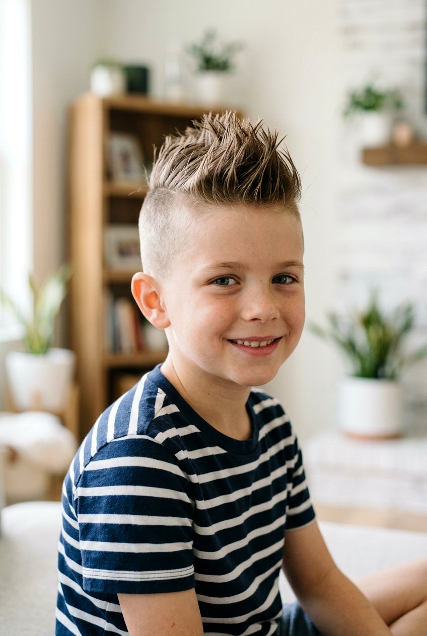 Faux Hawk - 20 hairstyles for boys - 20 hairstyles for boys