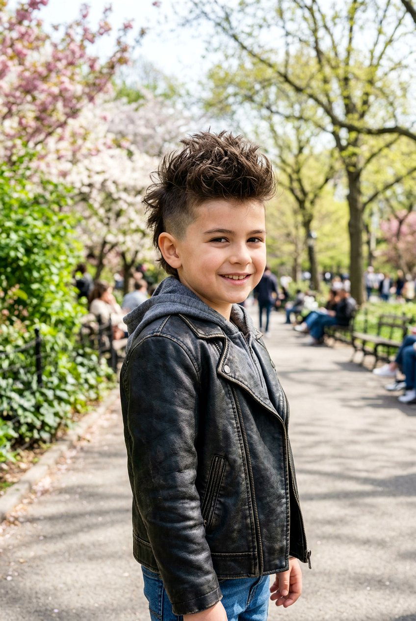 Faux Hawk - 20 boys haircut ideas for fluffy hair - 20 boys haircut ideas for fluffy hair