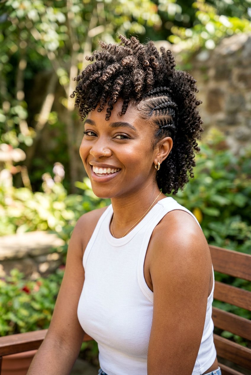 Faux Hawk Braid For Curly Hair - 20 faux hawk braid hairstyle - 20 faux hawk braid hairstyle