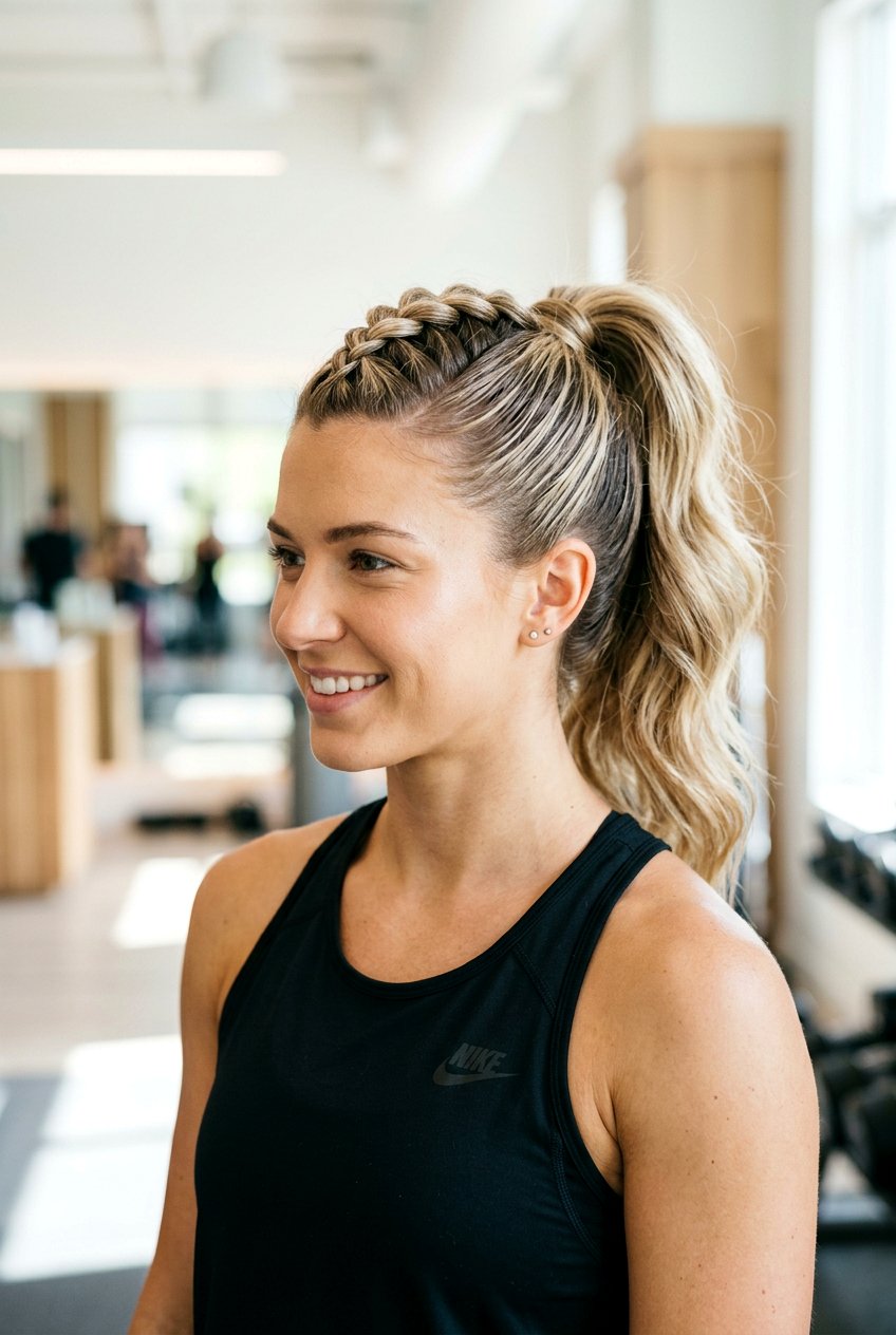 Faux Hawk Braid Ponytail - 20 faux hawk braid hairstyle - 20 faux hawk braid hairstyle