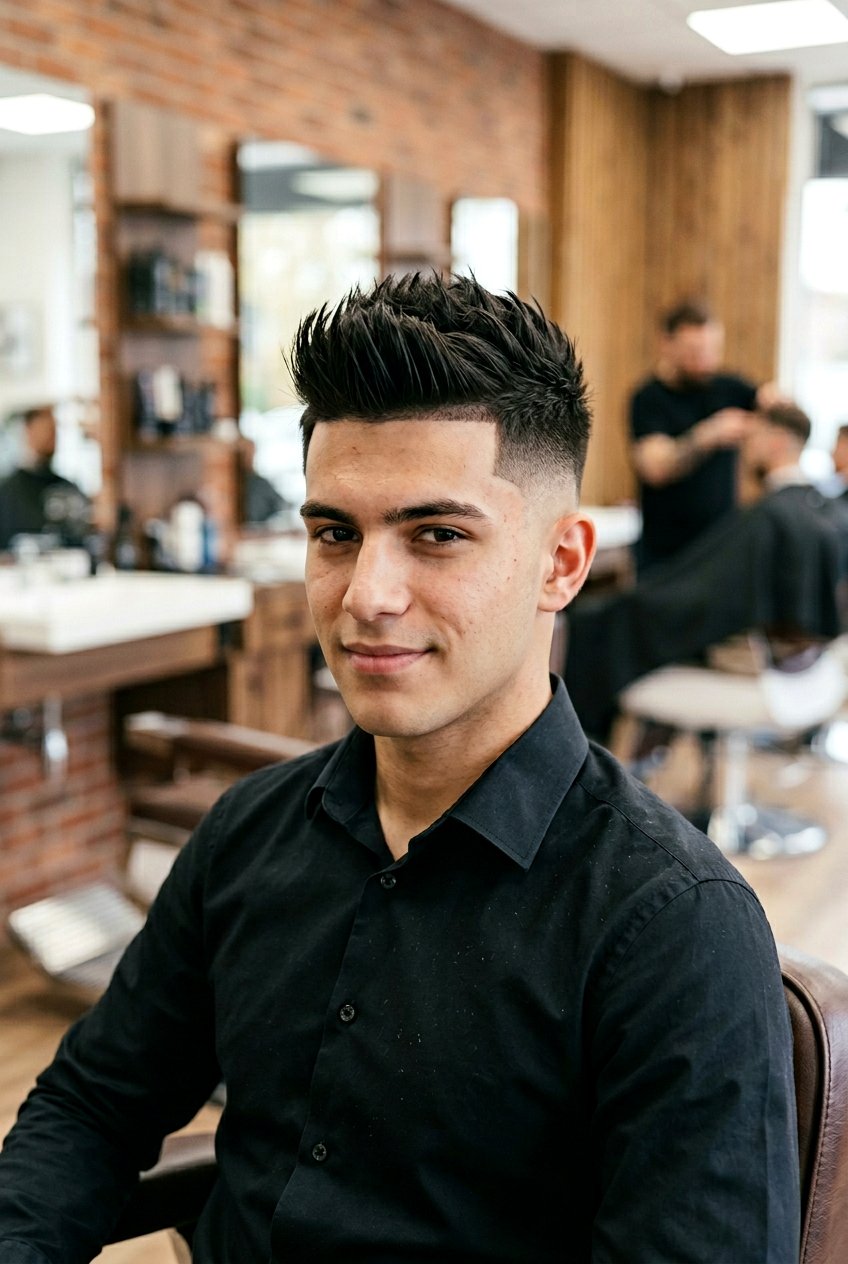 Faux Hawk Fade - 20 neat boys haircut for graduation - 20 neat boys haircut for graduation
