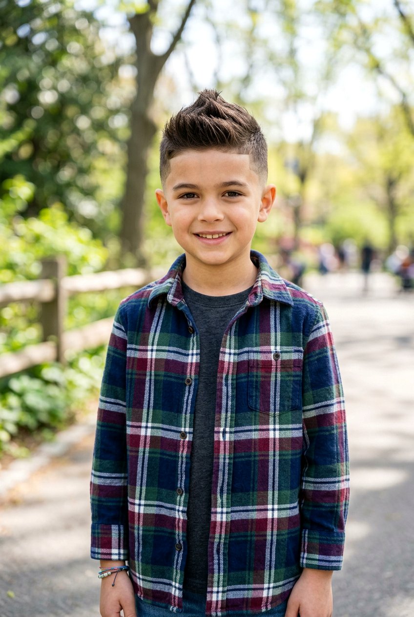 Faux Hawk Fade - 20 boys haircut for cowlick - 20 boys haircut for cowlick