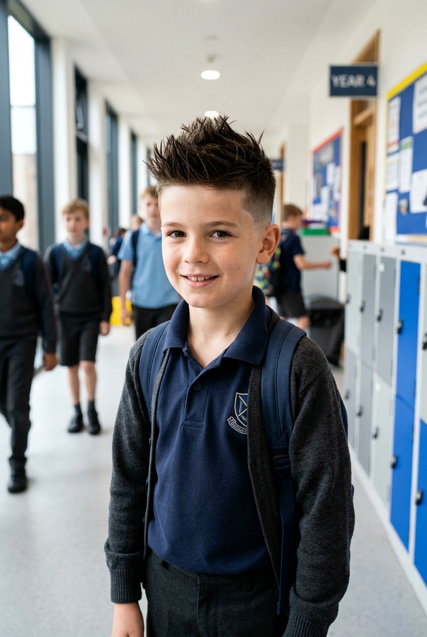 Faux Hawk Haircut - 20 first day of school haircuts for boys - 20 first day of school haircuts for boys