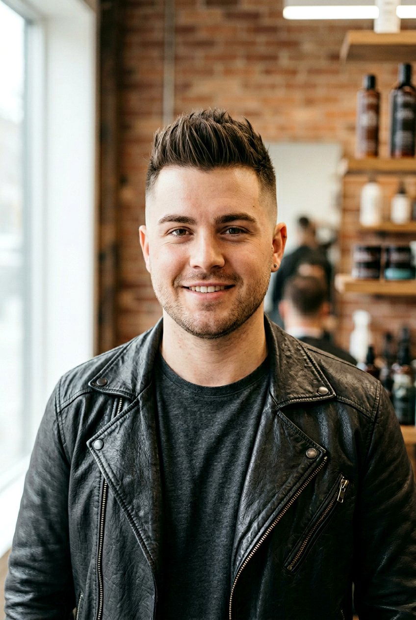 Faux Hawk Men Haircut Round Face - 20 men haircut ideas for round face - 20 men haircut ideas for round face