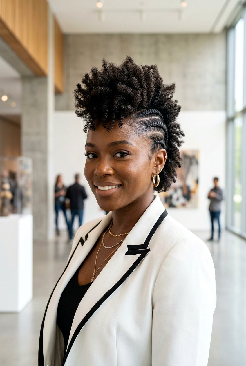 Faux Hawk Natural Hair - 20 black women mature hairstyle ideas - 20 black women mature hairstyle ideas