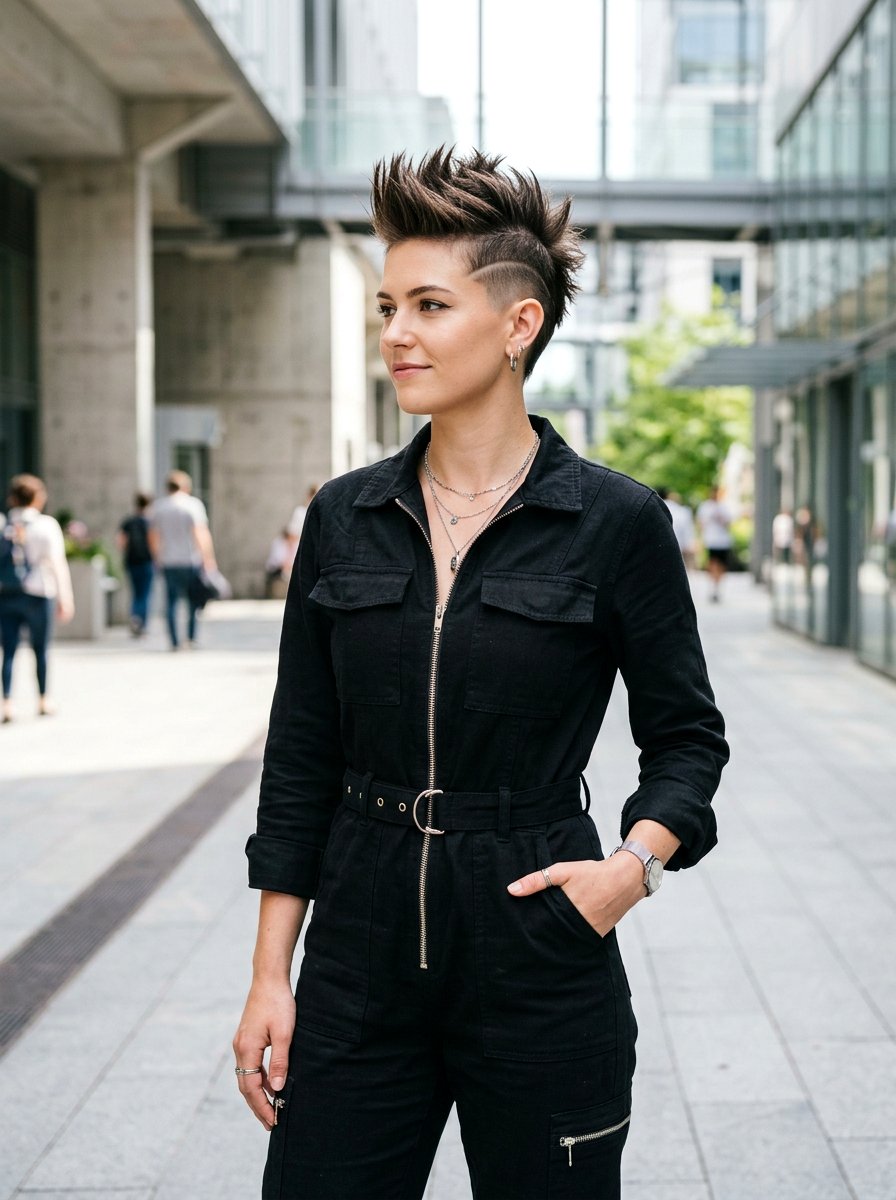 Faux Hawk Short Hair - 20 school dance hairstyles for short hair - 20 school dance hairstyles for short hair