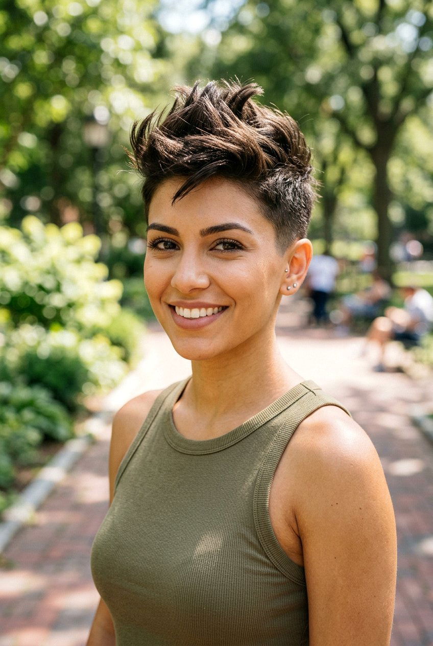 Faux Hawk Short Haircut For Women - 20 bold short haircut for women - 20 bold short haircut for women