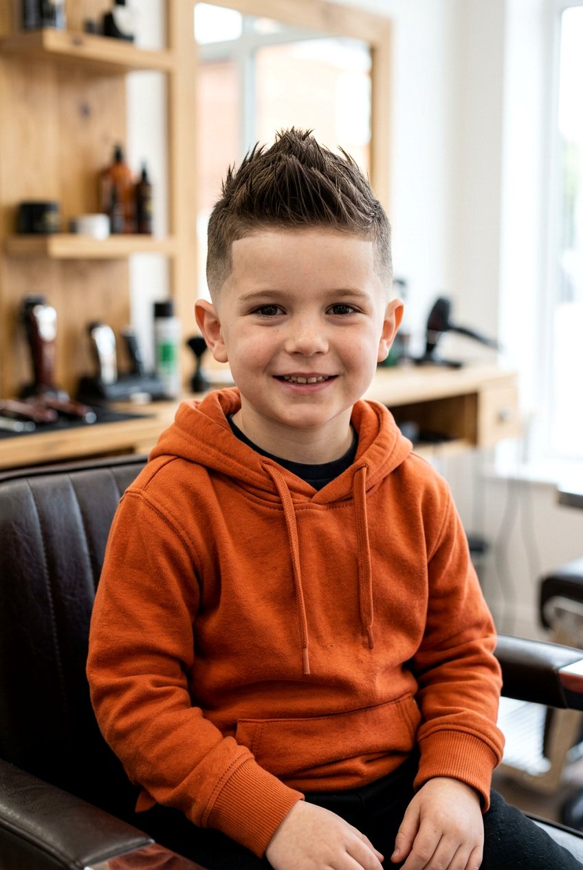 Faux Hawk Taper - 20 little boy long top short sides haircut - 20 little boy long top short sides haircut
