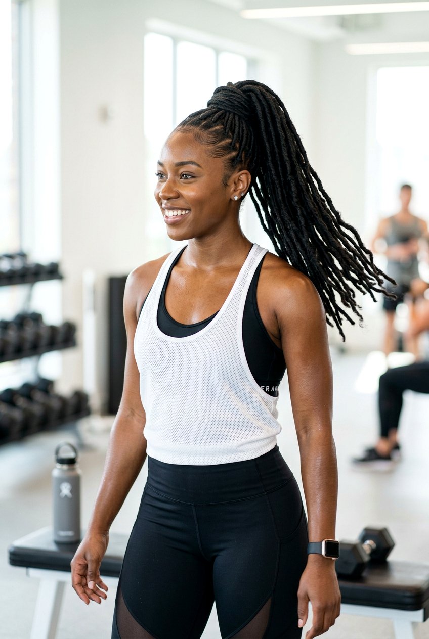 Faux Loc Ponytail - 20 black women faux loc ideas - 20 black women faux loc ideas