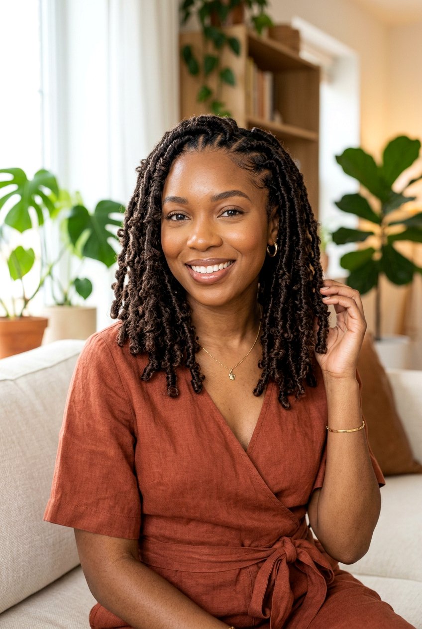 Faux Locs on Short Natural Hair - 20 protective styles for short natural hair - 20 protective styles for short natural hair