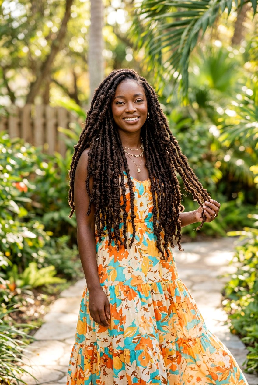 Faux Locs - 20 humid weather protective styles for black women - 20 humid weather protective styles for black women