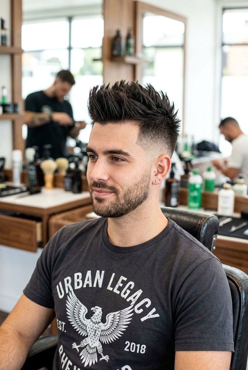 Faux hawk for thick hair - 20 mens haircut for thick straight hair - 20 men’s haircut for thick straight hair