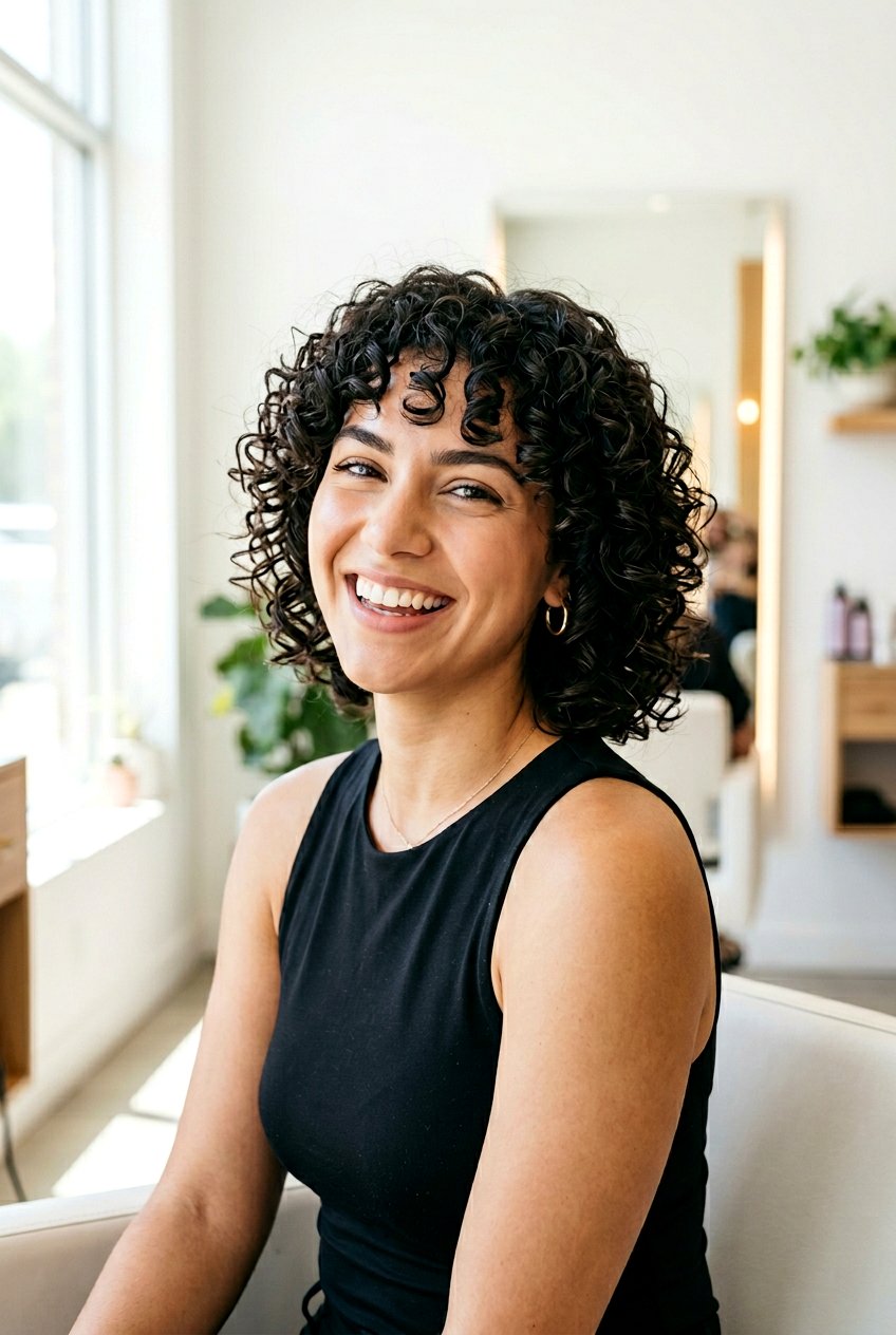 Feather Cut For Short Curly Hair - 20 feather cut for short hair