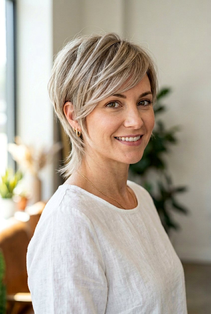 Feather Cut Pixie Bob - 20 feather cut for short hair - 20 feather cut for short hair