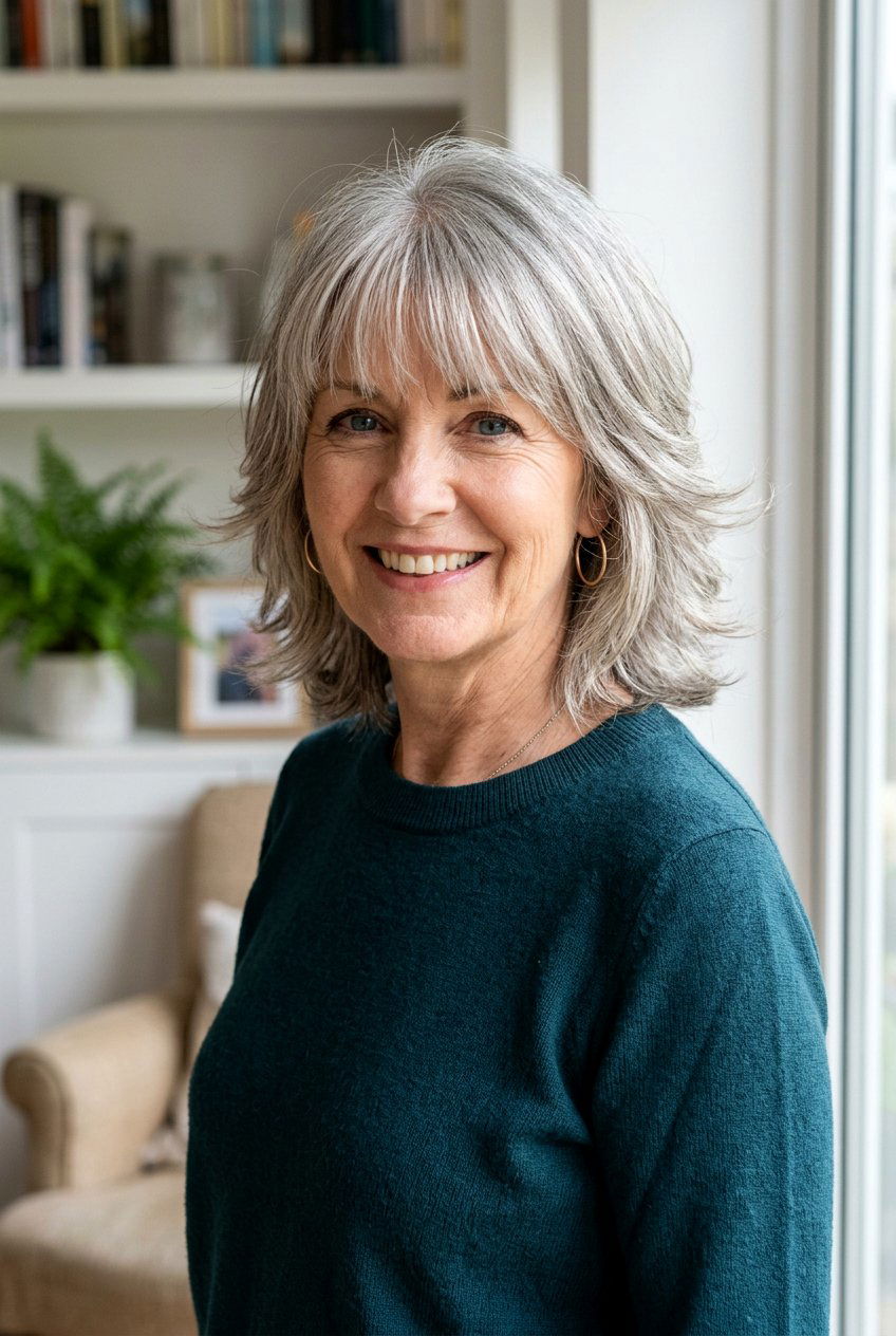 Feather Cut With Bangs For Women Over 50 - 20 feather cut for women over 50 - 20 feather cut for women over 50