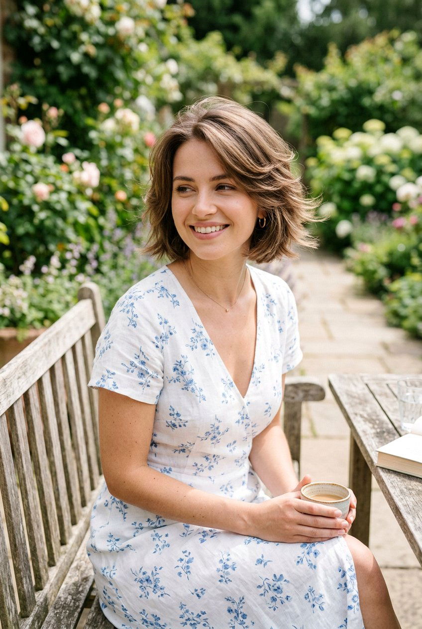 Feathered Bob Thin Hair - 20 airy bob for fine hair - 20 airy bob for fine hair