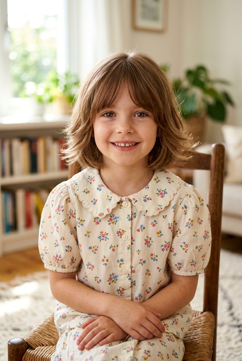 Feathered Bob With Curtain Bangs - 20 little girls bob with curtain bangs - 20 little girls bob with curtain bangs
