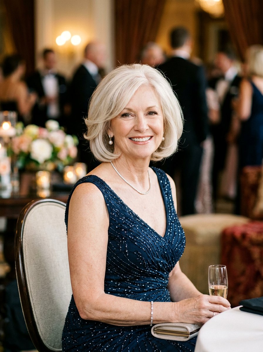 20 Stunning Short Feathered Bob for Women Over 60 to Try