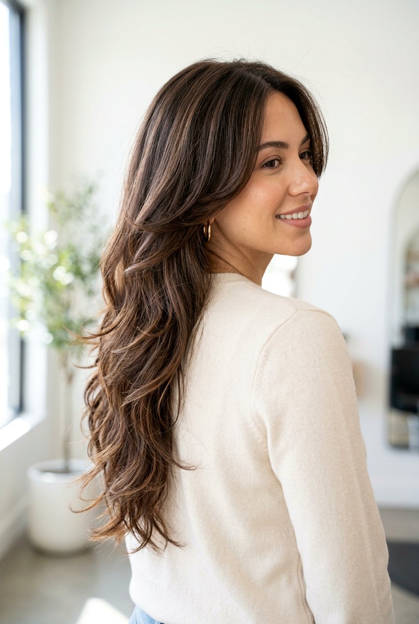 Feathered Butterfly Layers - 20 butterfly layers for long hair - 20 butterfly layers for long hair