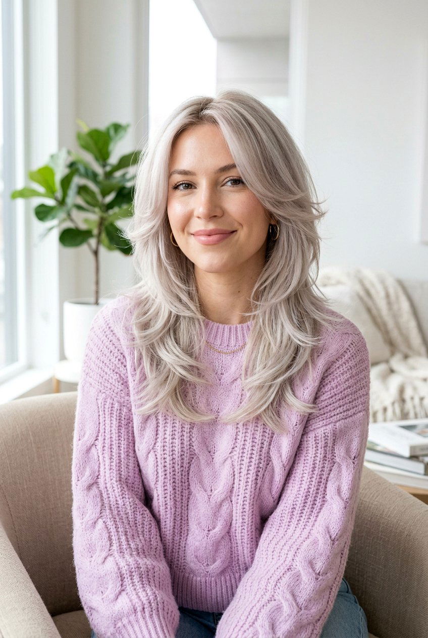 Feathered Butterfly Layers - 20 medium butterfly haircut with curtain bangs - 20 medium butterfly haircut with curtain bangs