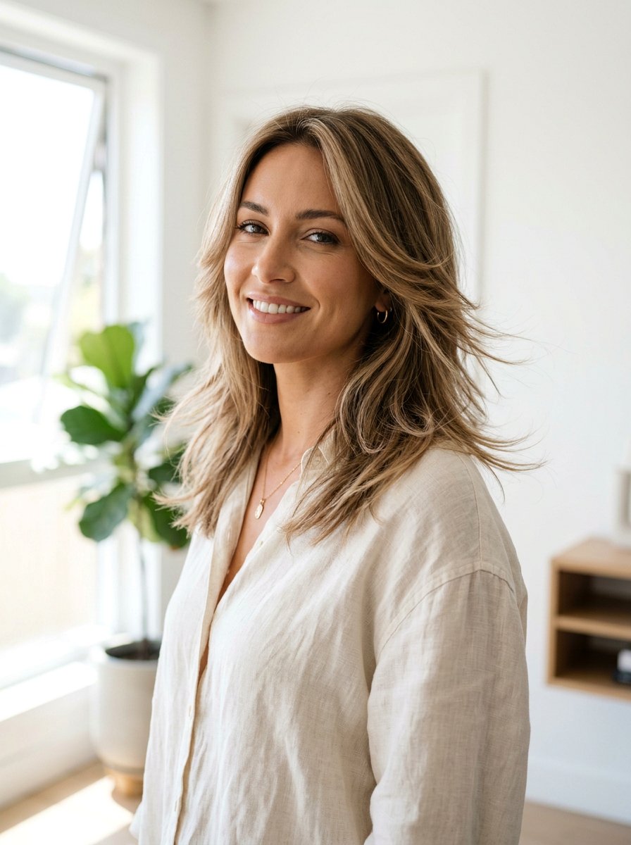 Feathered Haircut - 20 haircut to fix blunt ends on thick hair - 20 haircut to fix blunt ends on thick hair