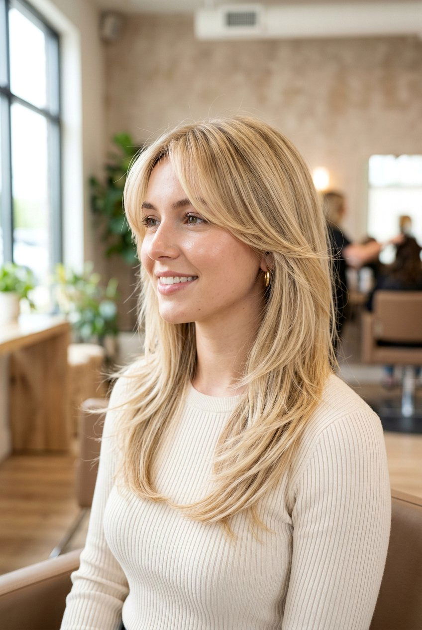 Feathered Layered Straight Hair - 20 layered straight haircuts - 20 layered straight haircuts