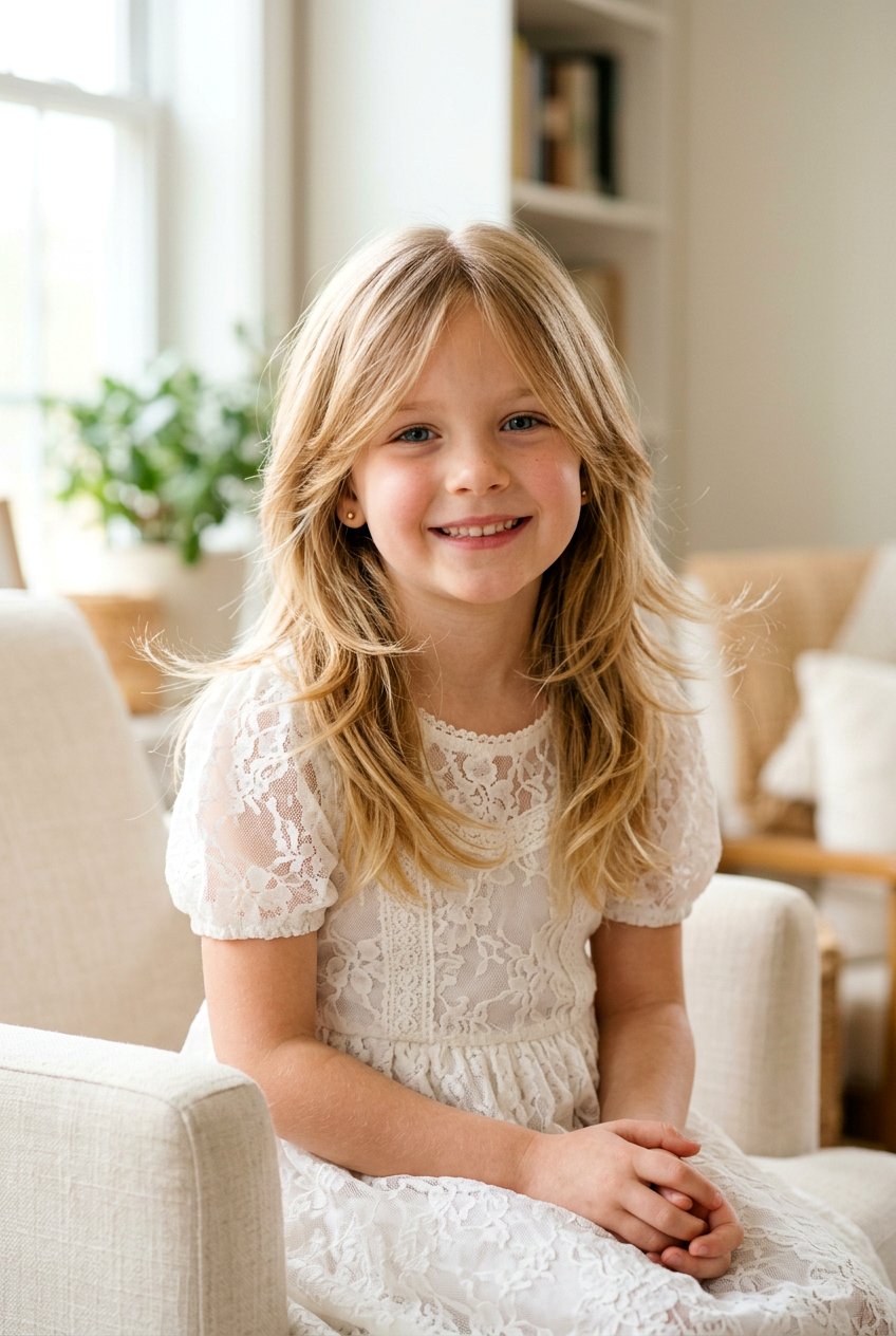 Feathered Layers - 20 little girls haircut with layers - 20 little girls haircut with layers