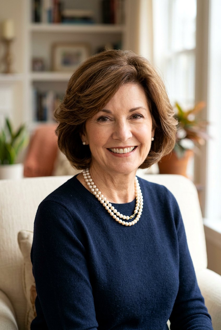 Feathered Layers For Older Women - 20 shoulder length layers for women over 60 - 20 shoulder length layers for women over 60