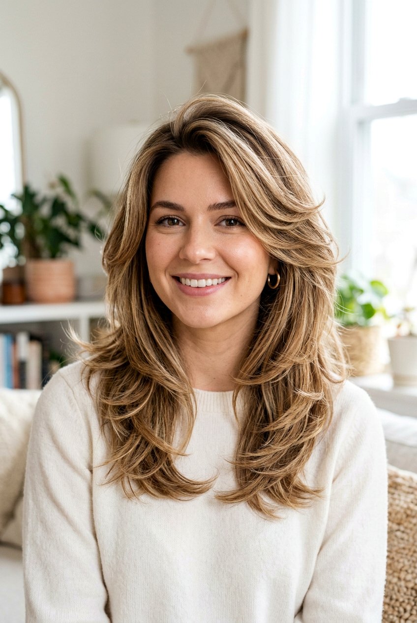 Feathered Layers For Thick Hair - 20 low maintenance haircuts for thick hair - 20 low maintenance haircuts for thick hair