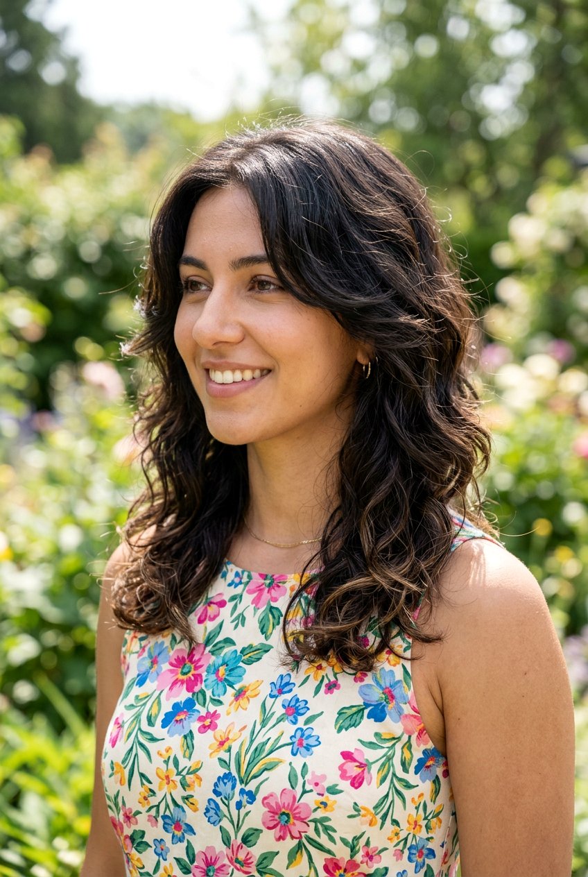 Feathered Layers For Wavy Hair - 20 layered haircut with feathered ends - 20 layered haircut with feathered ends