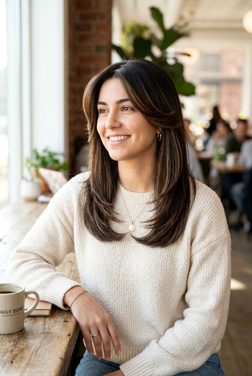 Feathered Layers On Straight Hair - 20 70s feathered layers haircut - 20 70s feathered layers haircut