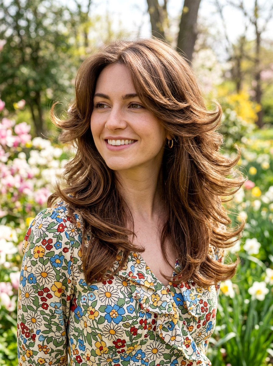 Feathered Long Layers - 20 haircut to refresh long layers - 20 haircut to refresh long layers