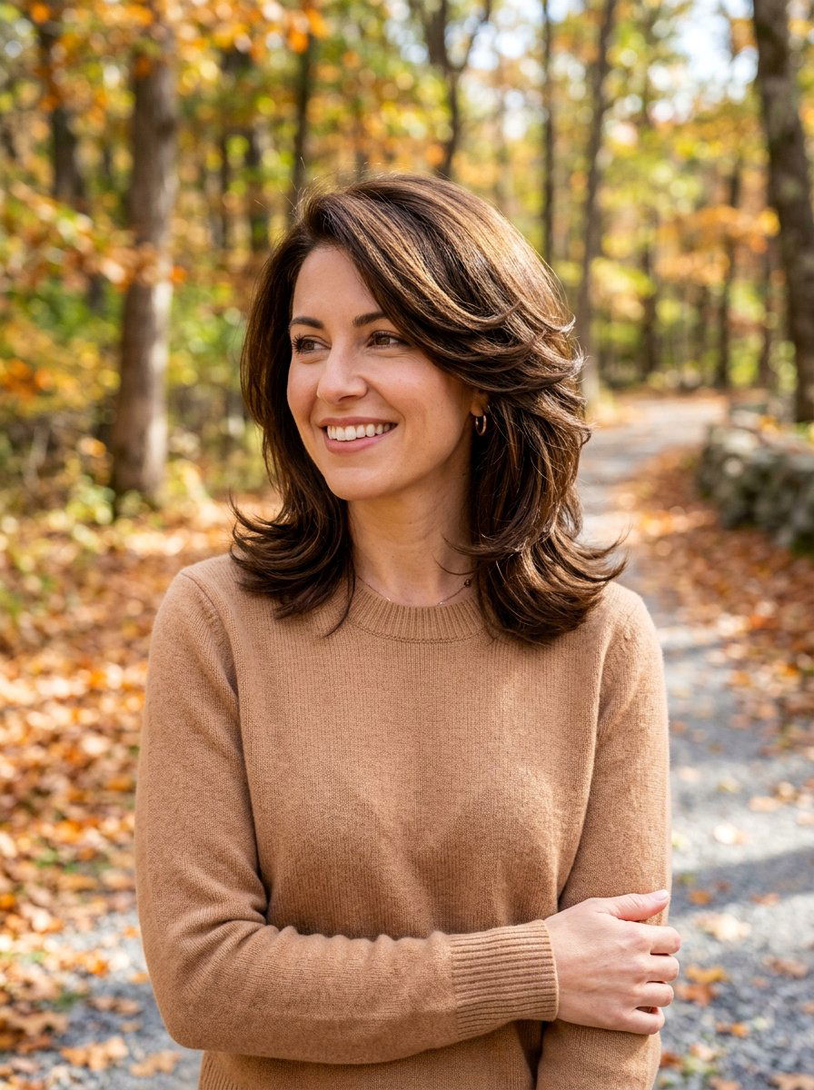 Feathered Medium Cut - 20 haircut to fix awkward grow out stage - 20 haircut to fix awkward grow out stage