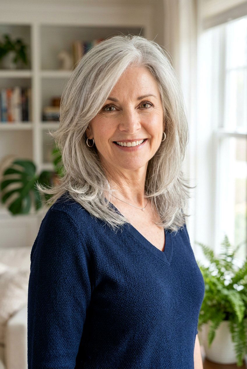 Feathered Medium Layers For Women Over 60 - 20 medium haircut for women over 60 with layers - 20 medium haircut for women over 60 with layers