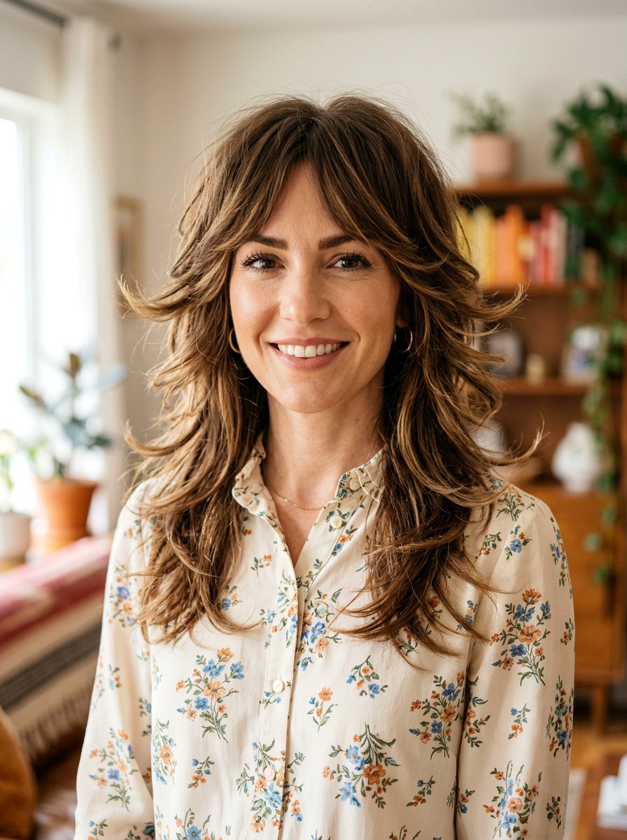 Feathered Mid Length Haircut - 20 college girls haircut ideas for campus - 20 college girls haircut ideas for campus