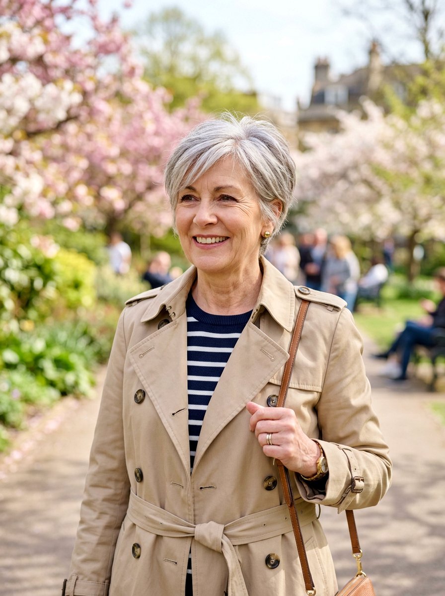 Feathered Pixie - 20 easy hairstyle for mature women over 50 - 20 easy hairstyle for mature women over 50