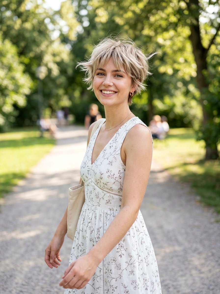 Feathered Pixie - 20 easy pixie styling ideas for women - 20 easy pixie styling ideas for women