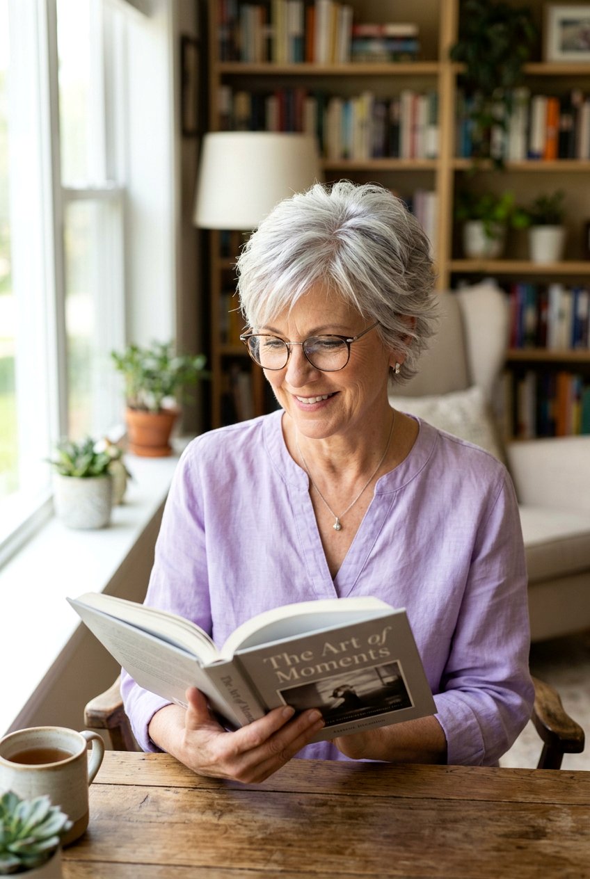 Feathered Pixie - 20 low maintenance cut for women with glasses - 20 low maintenance cut for women with glasses