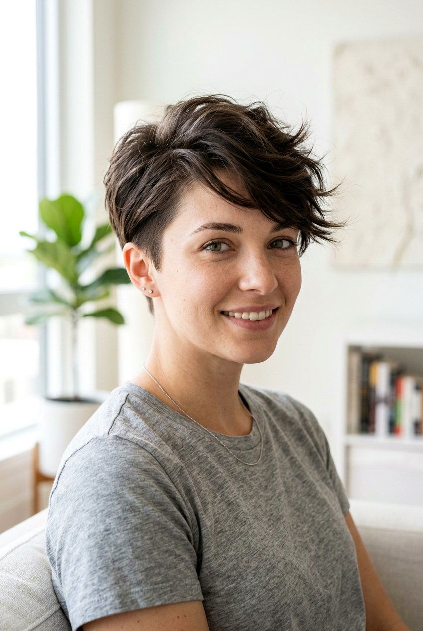 Feathered Pixie Cut For Short Hair - 20 feather cut for short hair - 20 feather cut for short hair