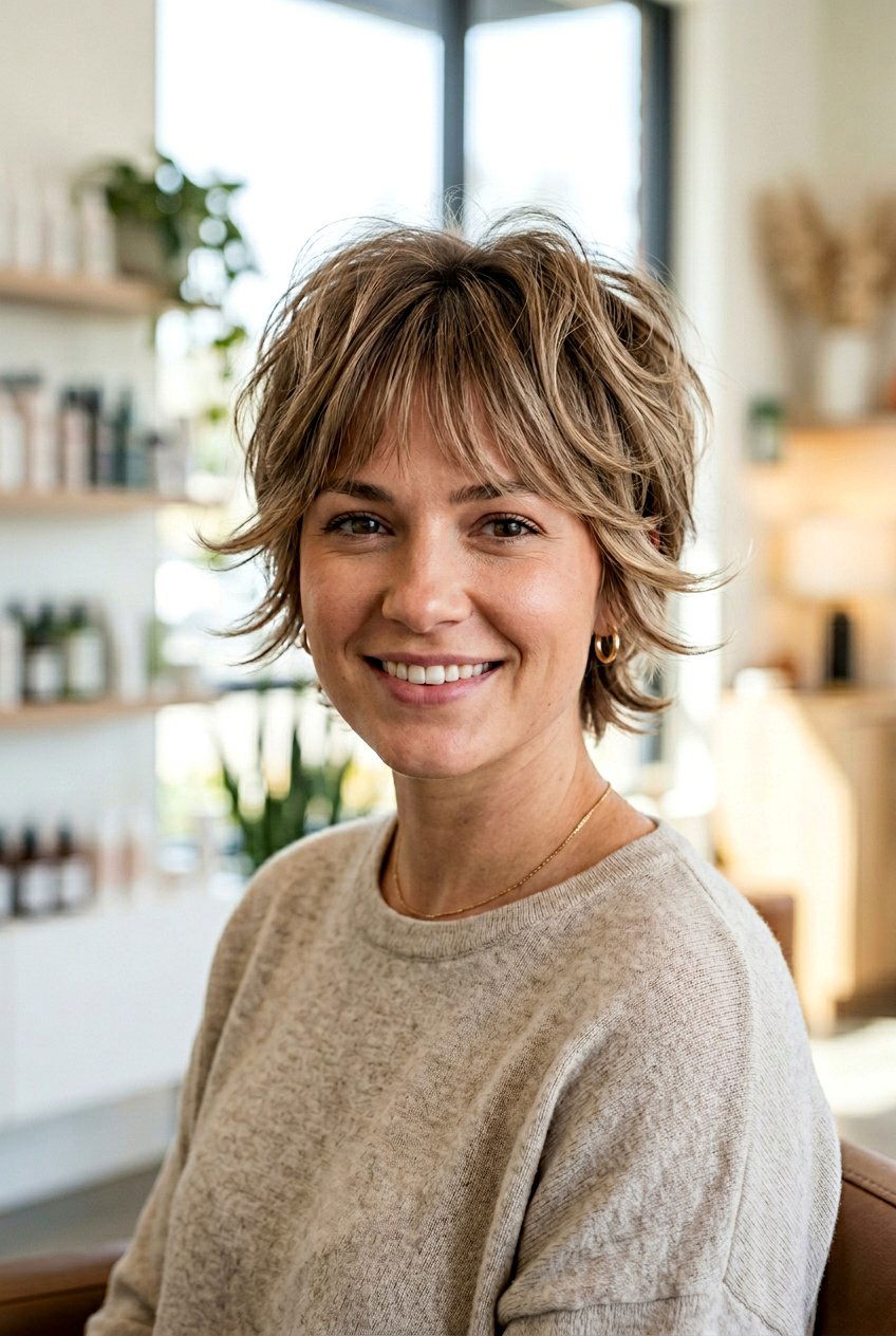 Feathered Pixie Cut For Square Face - 20 pixie cut for square face - 20 pixie cut for square face