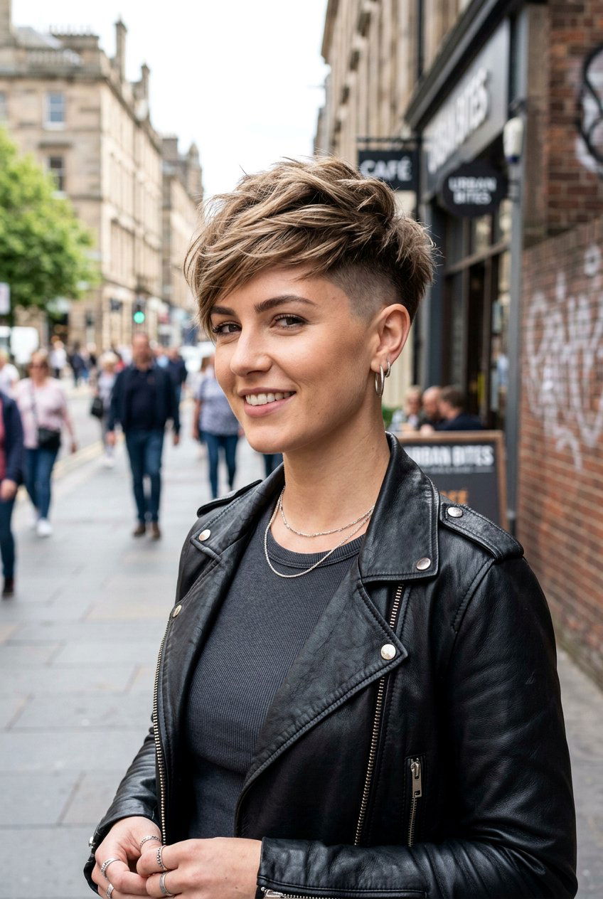 Feathered Pixie Cut With Undercut - 20 feathered short pixie haircut - 20 feathered short pixie haircut