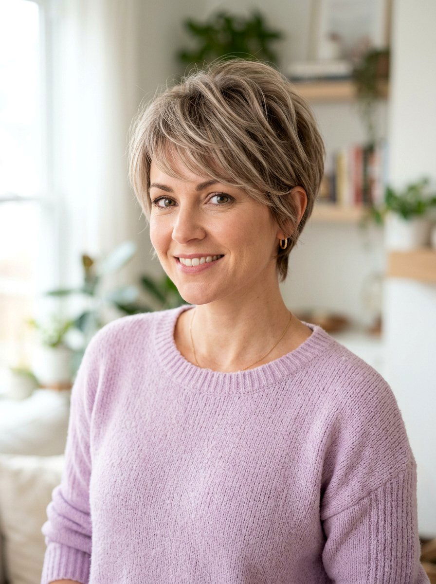 Feathered Pixie Haircut - 20 short haircut for damaged hair women - 20 short haircut for damaged hair women