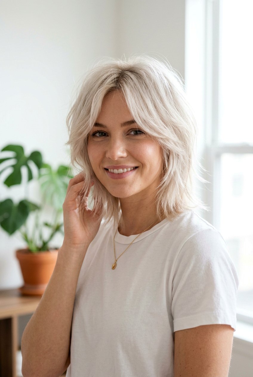 Feathered Shag For Fine Hair - 20 modern shag for mature women - 20 modern shag for mature women