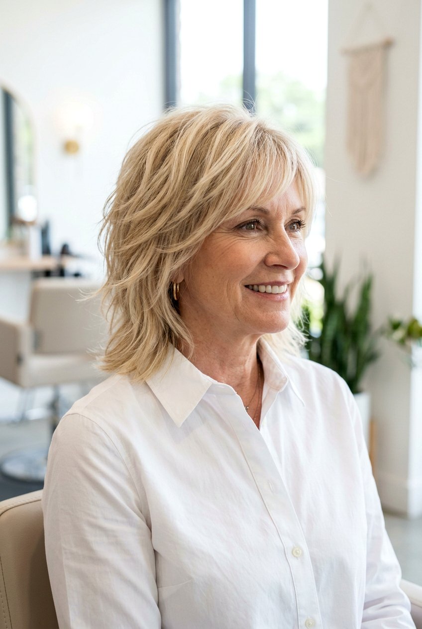 Feathered Shag For Fine Hair - 20 feathered shag for mature women - 20 feathered shag for mature women