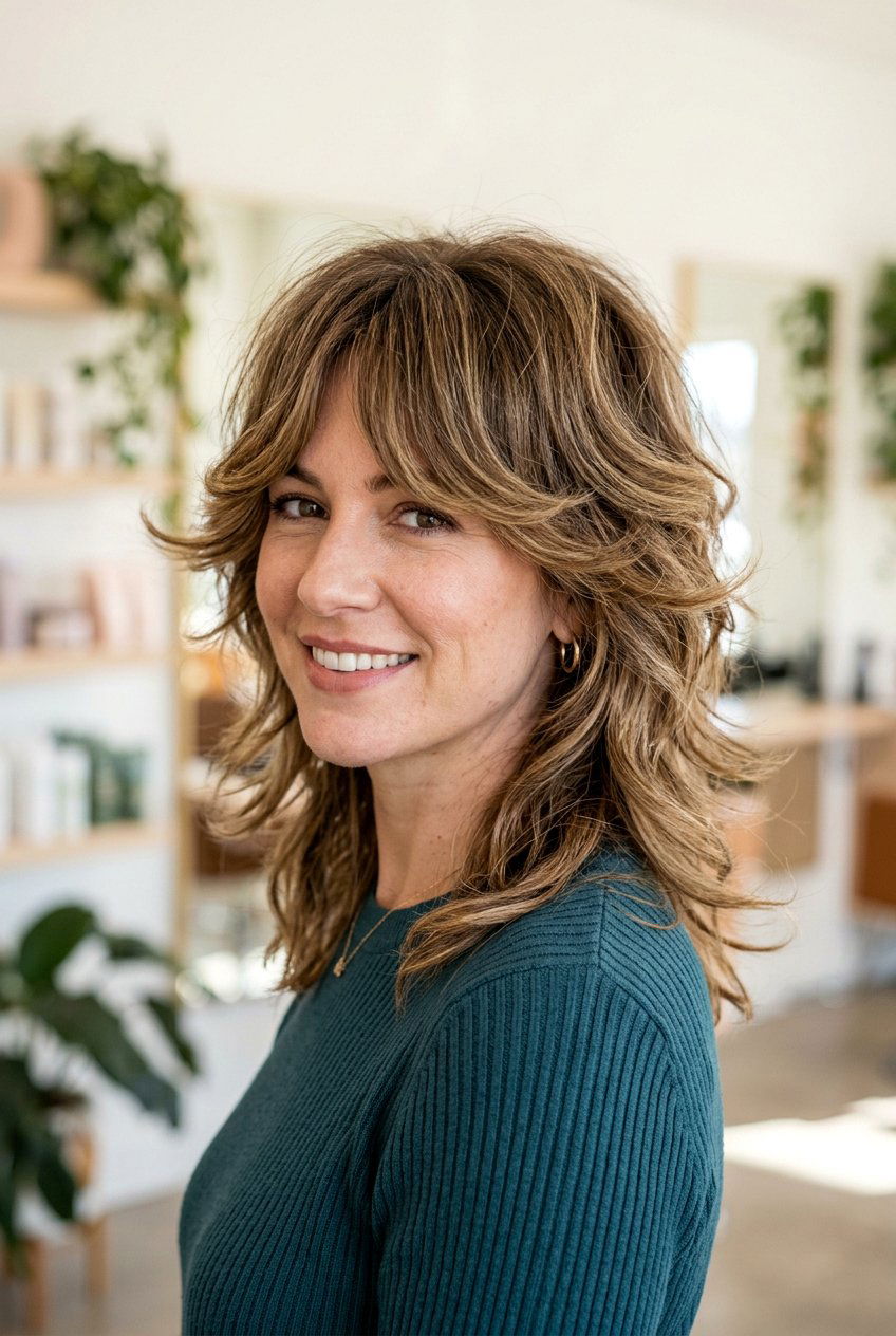 Feathered Shag - 20 shaggy hairstyles for women - 20 shaggy hairstyles for women