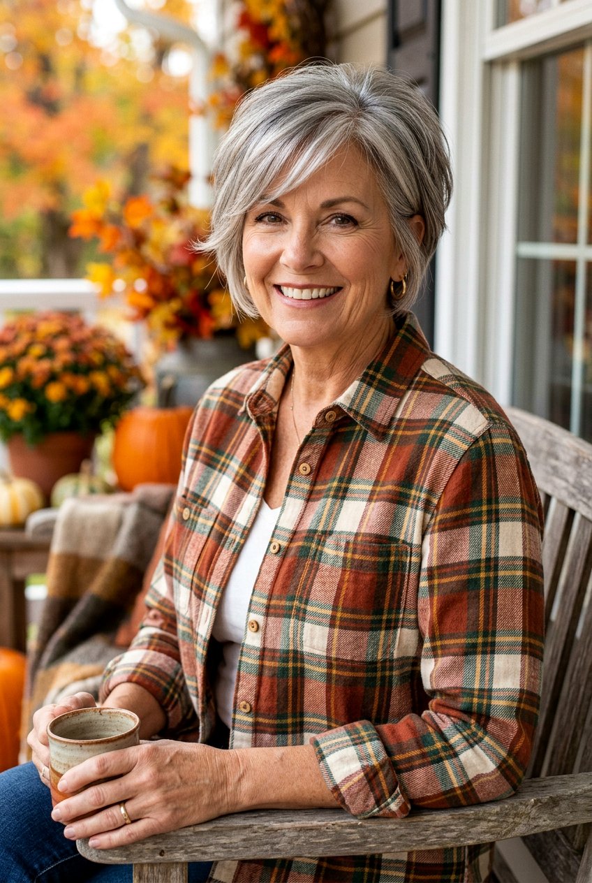 Feathered Short Haircut - 20 best mature women haircut ideas - 20 best mature women haircut ideas